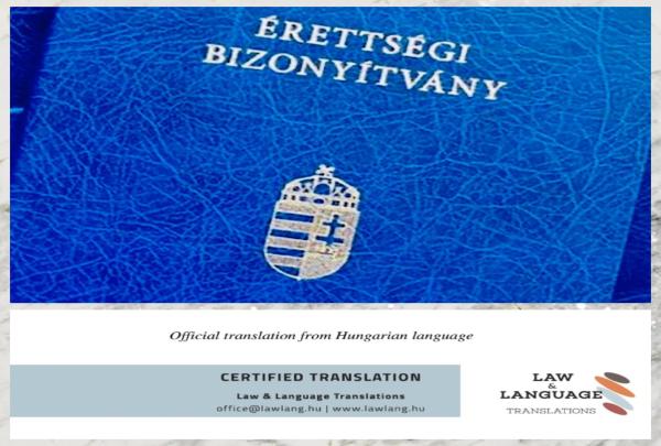BIZONYÍTVÁNYOK, OKLEVELEK FORDÍTÁSA